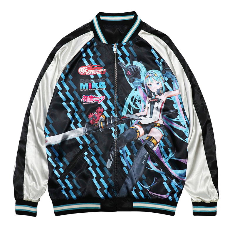 Hatsune Miku GT Project GSR Racing Miku Souvenir Jacket 2026 Miku Model (Size XXL) image 8