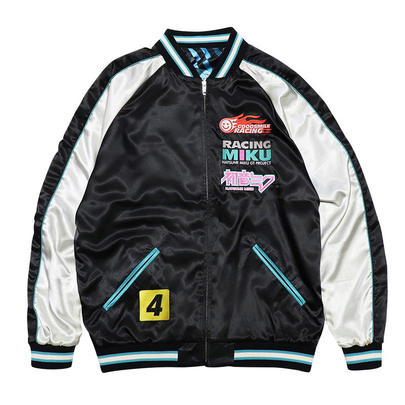 Hatsune Miku GT Project GSR Racing Miku Souvenir Jacket 2026 GSR Logo Model (Size M) image 2