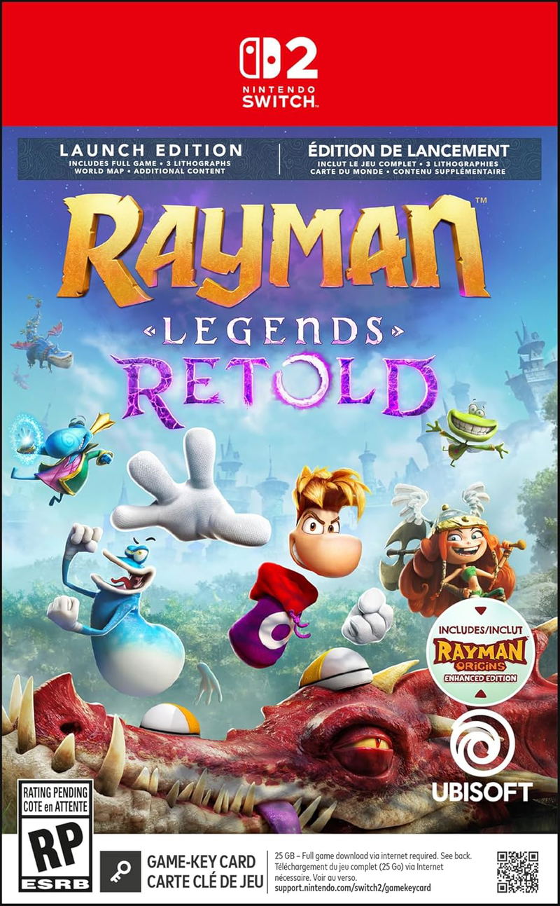 Rayman Legends Retold [Launch Edition] <span class="ext" style="background-color: #ff8c00; color: #FFFFFF;">Game Key Cart</span> image 2