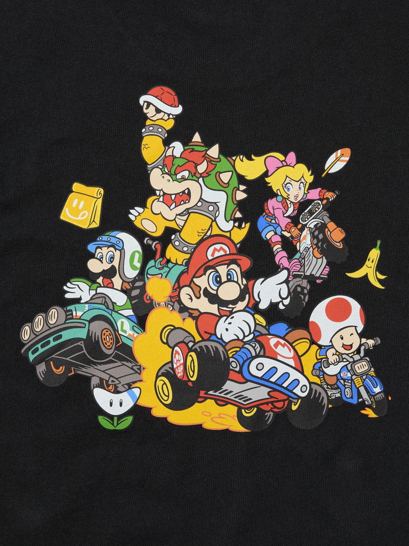 UT Mario Kart World Graphic T-shirt (Black | Size XL) image 4