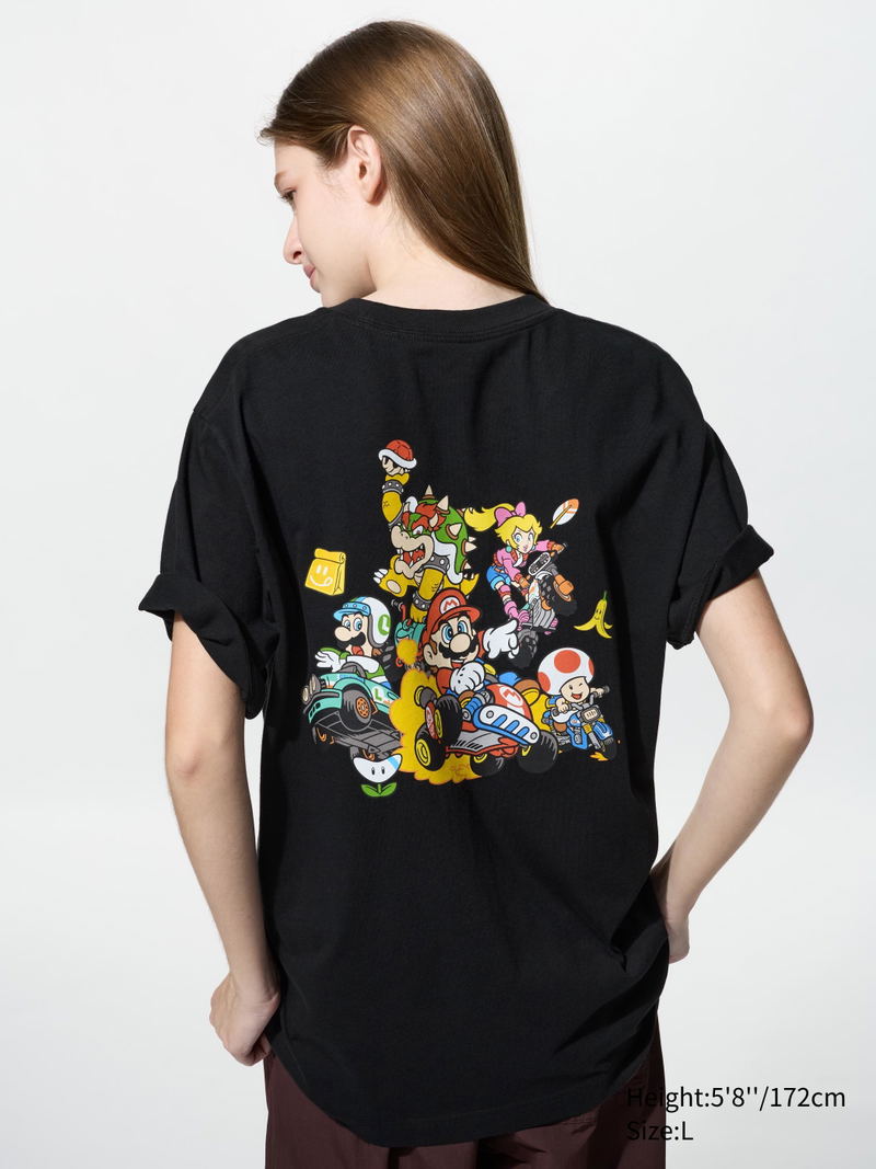 UT Mario Kart World Graphic T-shirt (Black | Size XL) image 6