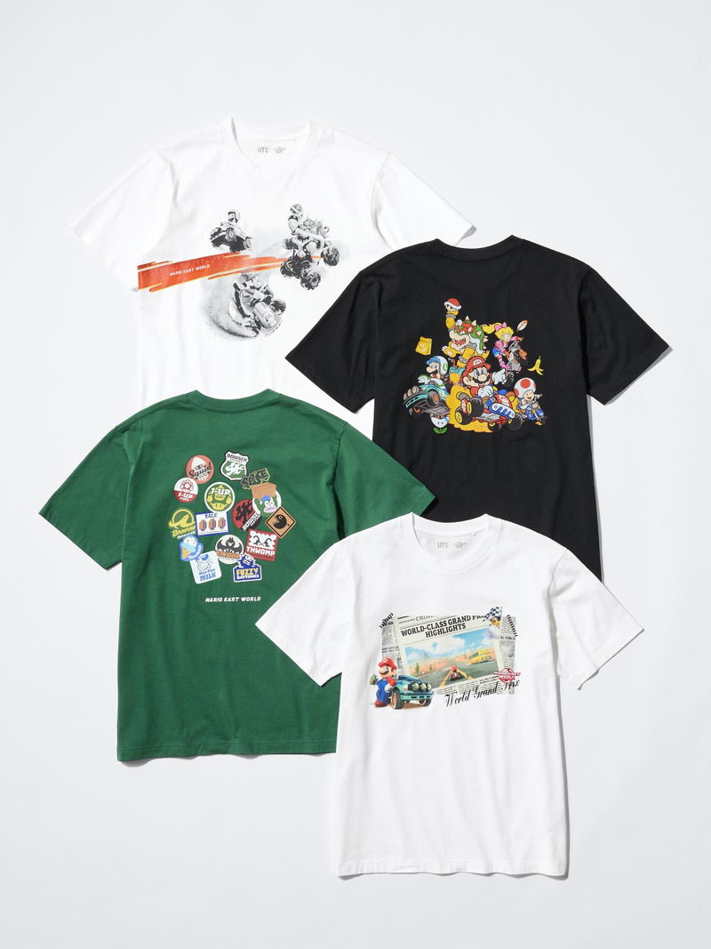 UT Mario Kart World Graphic T-shirt (White/Black | Size M) image 7