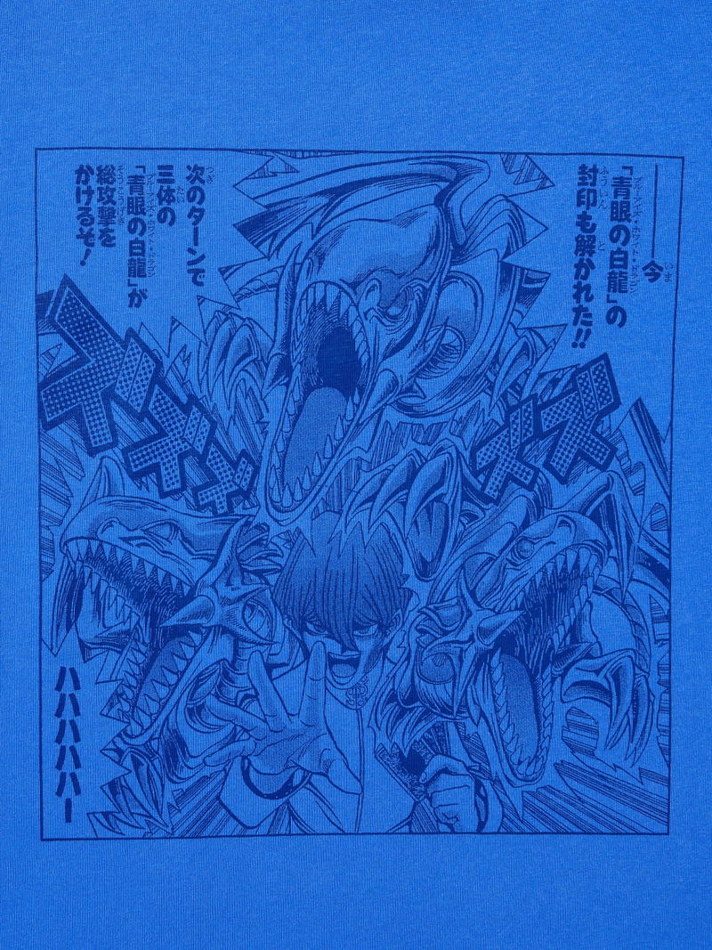 UT Manga 100th Yu-Gi-Oh! Graphic T-Shirt (Blue | Size XL) image 3