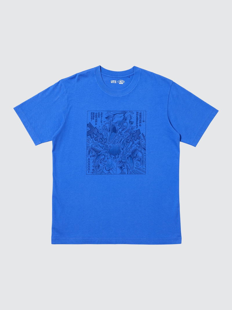 UT Manga 100th Yu-Gi-Oh! Graphic T-Shirt (Blue | Size XXL) image 1