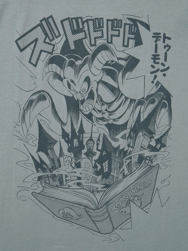 UT Manga 100th Yu-Gi-Oh! Graphic T-Shirt (Gray | Size XL) image 3