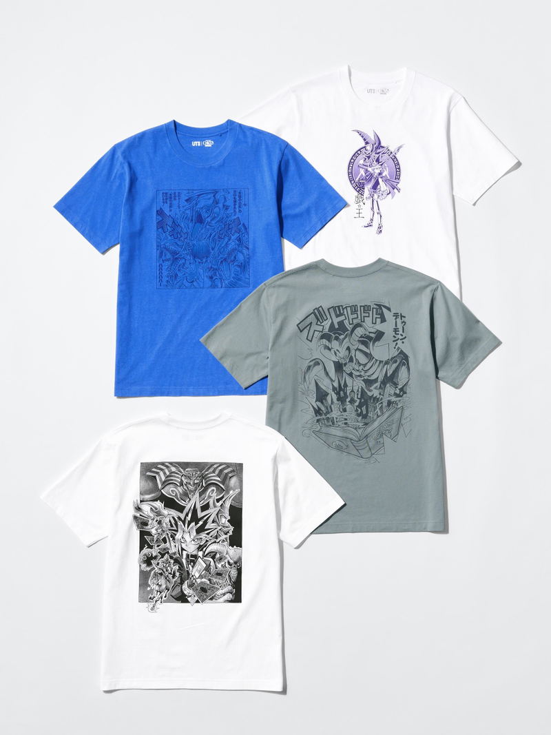 UT Manga 100th Yu-Gi-Oh! Graphic T-Shirt (Gray | Size XL) image 8