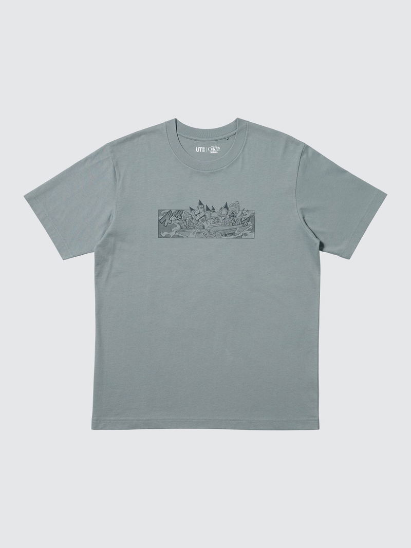 UT Manga 100th Yu-Gi-Oh! Graphic T-Shirt (Gray | Size XXL) image 1