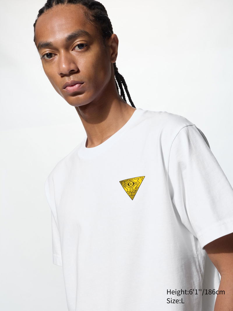 UT Manga 100th Yu-Gi-Oh! Graphic T-Shirt (White/Black | Size XL) image 8