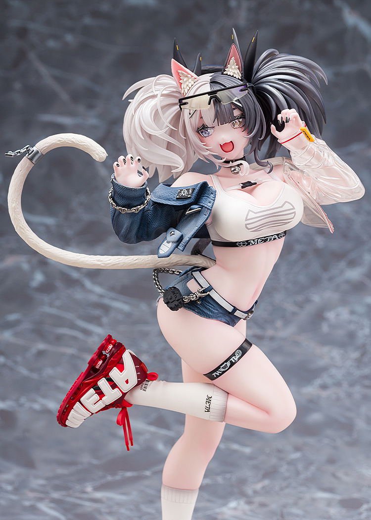 Neko Metal Original Character 1/7 Scale Pre-Painted Figure: Melterna Girl Metako image 8
