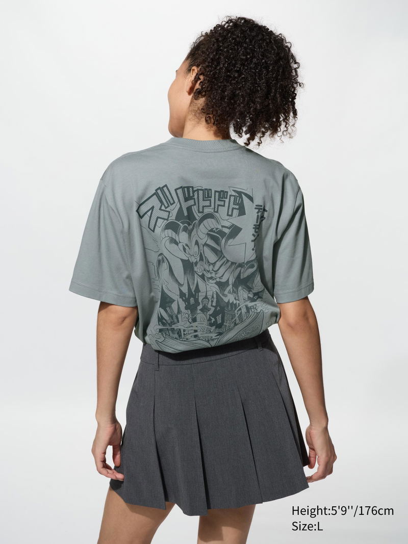 UT Manga 100th Yu-Gi-Oh! Graphic T-Shirt (Gray | Size S) image 5