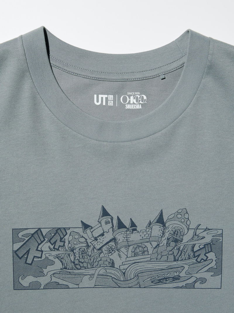 UT Manga 100th Yu-Gi-Oh! Graphic T-Shirt (Gray | Size M) image 2