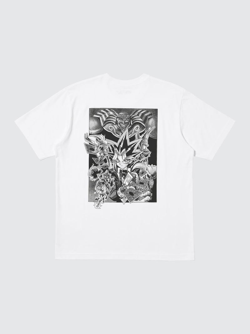 UT Manga 100th Yu-Gi-Oh! Graphic T-Shirt (White/Black | Size S) image 1
