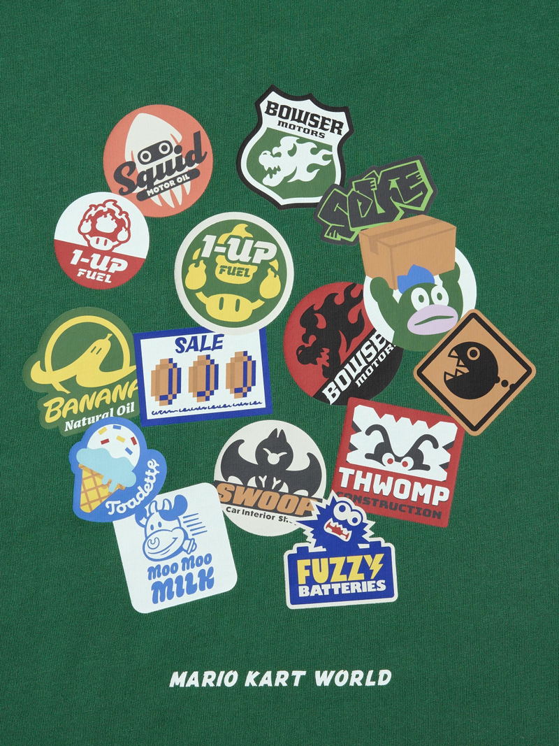 UT Mario Kart World Graphic T-shirt (Dark Green | Size M) image 4