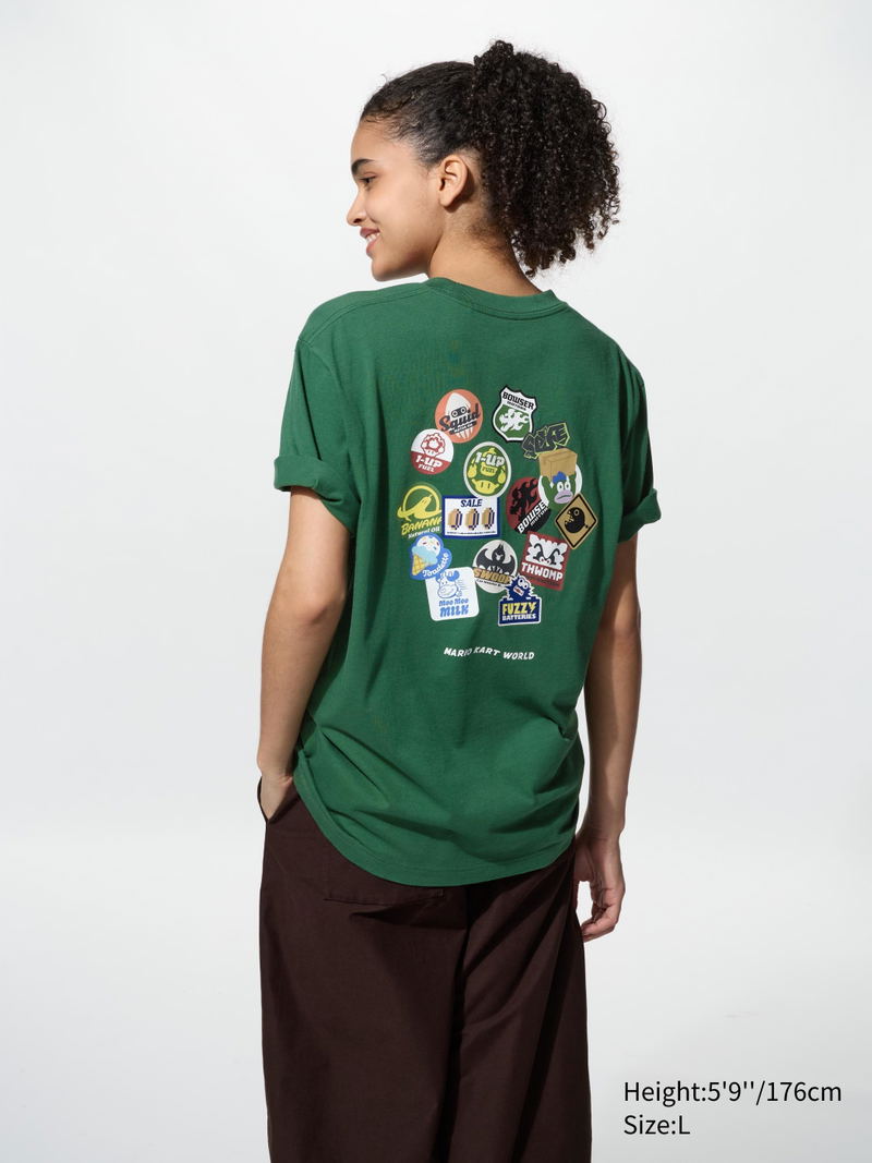 UT Mario Kart World Graphic T-shirt (Dark Green | Size XXL) image 6