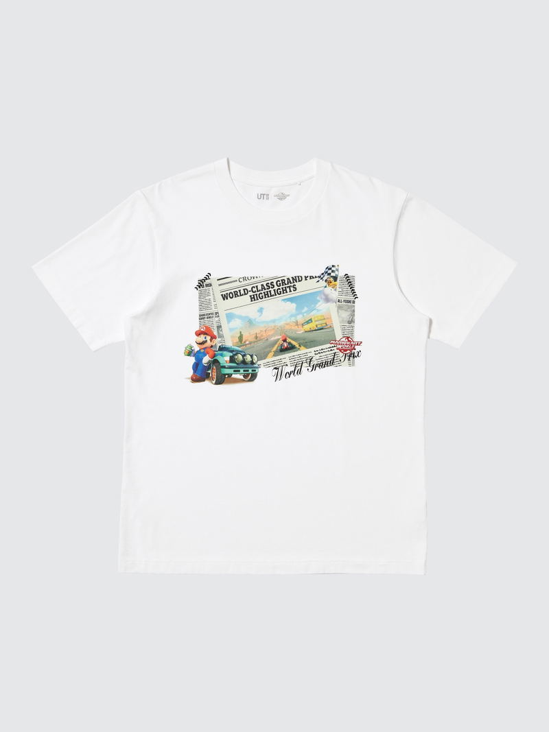 UT Mario Kart World Graphic T-shirt (White | Size S) image 1