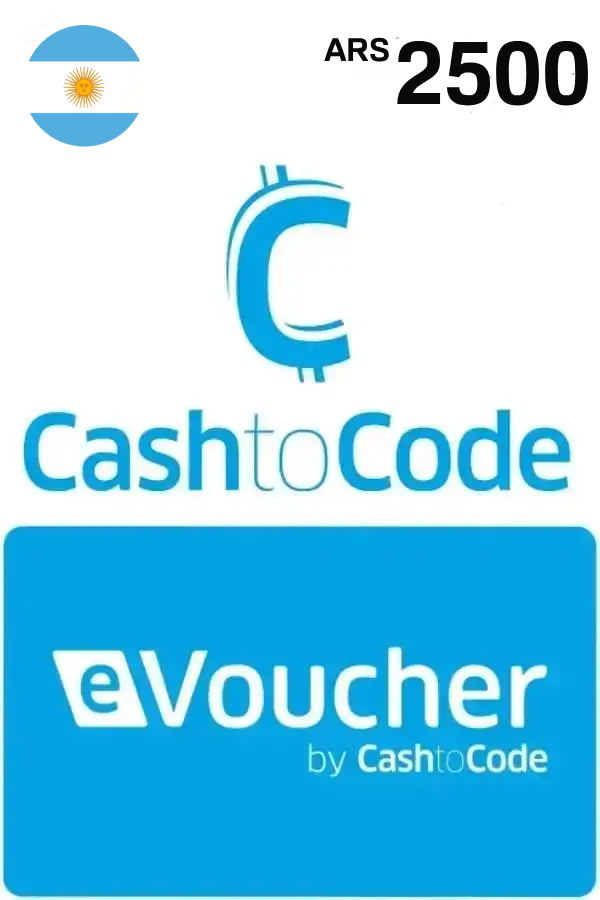 CashtoCode Gift Card 2500 ARS | Argentina Account Only <span class="ext ext_digital">digital</span> image 1