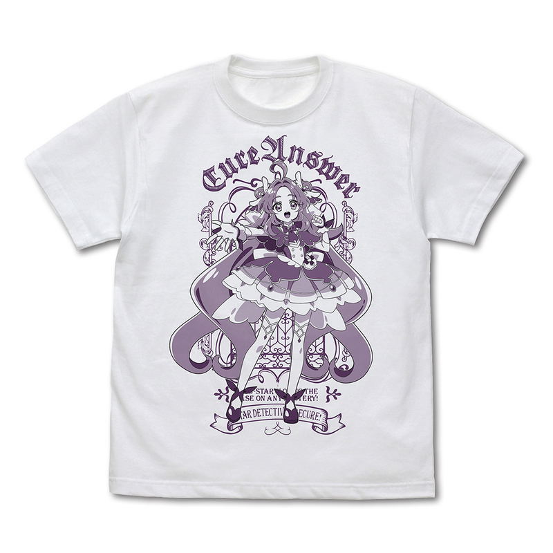 Star Detective Precure! - Cure Answer T-shirt (White | Size M) image 1