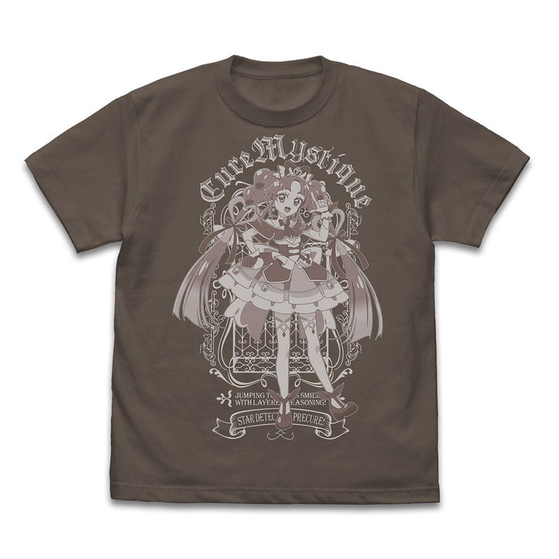 Star Detective Precure! - Cure Mystique T-shirt (Charcoal | Size S) image 1