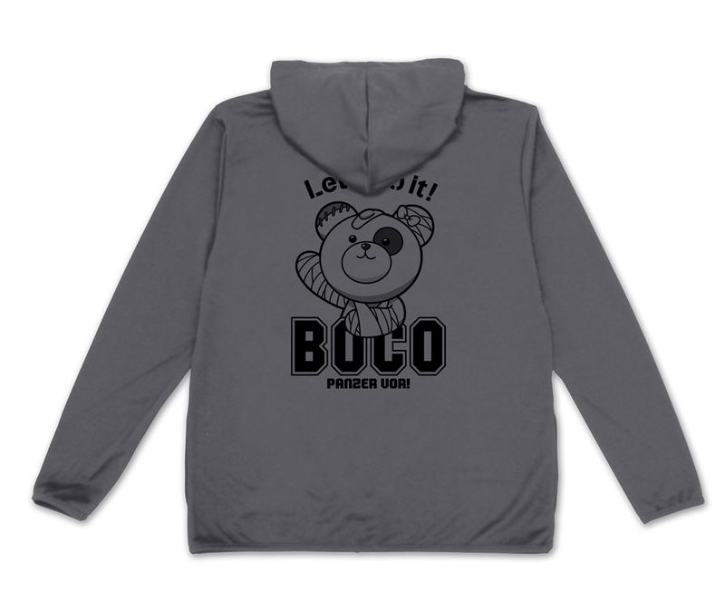Girls Und Panzer Das Finale - Boko Thin Dry Hoodie (Gray | Size M) image 1