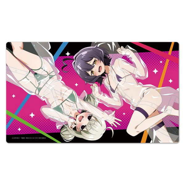 Gushing Over Magical Girls Character Rubber Mat Hiiragi Utena & Araga Kiwi Original Illustration image 1