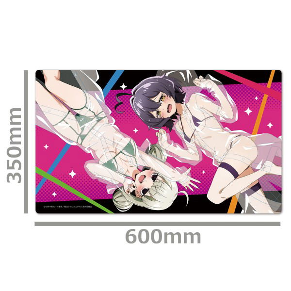 Gushing Over Magical Girls Character Rubber Mat Hiiragi Utena & Araga Kiwi Original Illustration image 3