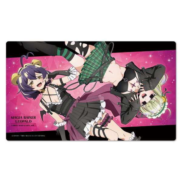 Gushing Over Magical Girls Character Rubber Mat Magia Baiser & Leoparde Original Illustration image 1