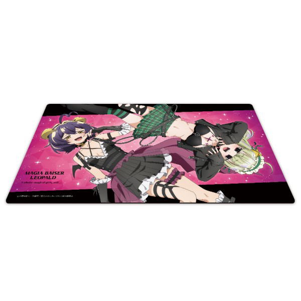 Gushing Over Magical Girls Character Rubber Mat Magia Baiser & Leoparde Original Illustration image 2
