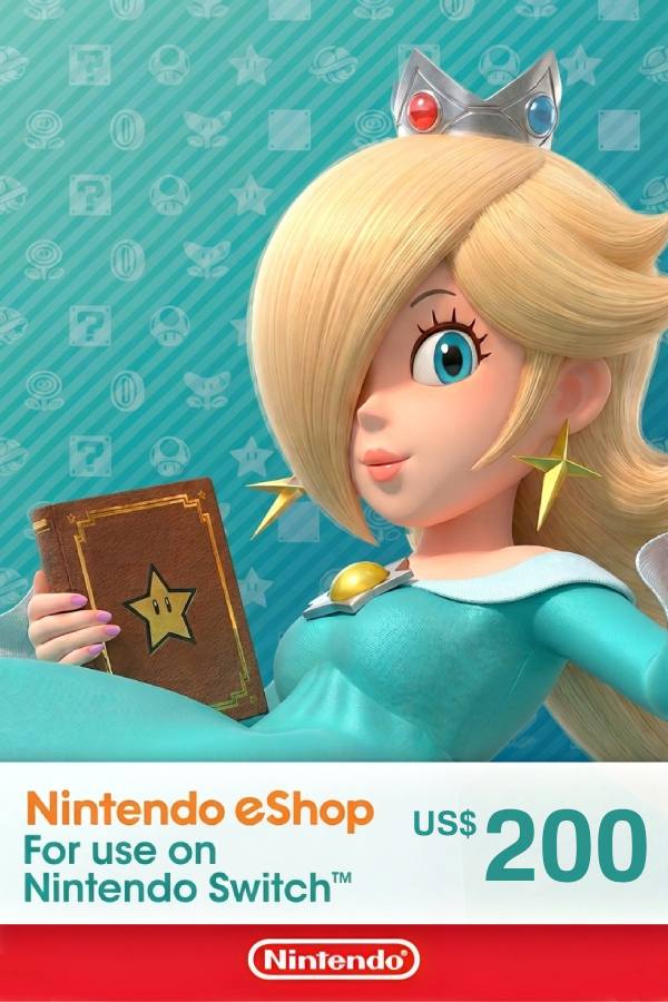 Nintendo eShop Card 200 USD | USA Account <span class="ext ext_digital">digital</span> image 1