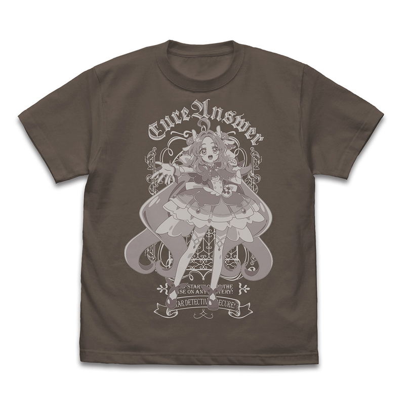 Star Detective Precure! - Cure Answer T-shirt (Charcoal | Size M) image 1
