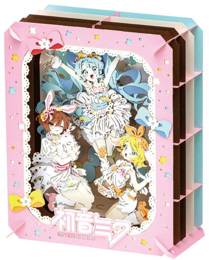 Hatsune Miku Paper Theater PT-J13 Easter (Hatsune Miku & Kagamine Rin & Meiko) image 1