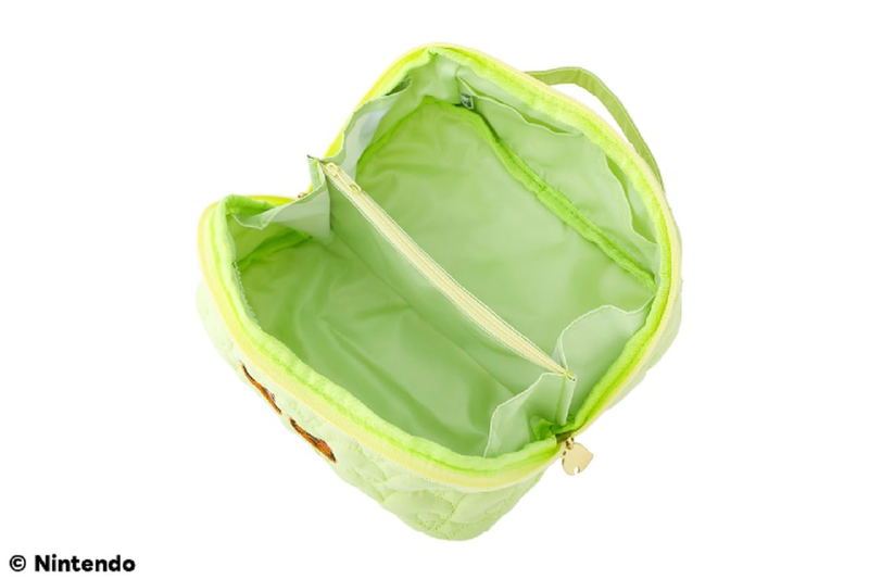 Animal Crossing: New Horizons 180-Degree Opening Leaf Pattern Quilted Large Capacity Pouch Special Book image 2