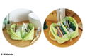 Animal Crossing: New Horizons 180-Degree Opening Leaf Pattern Quilted Large Capacity Pouch Special Book thumbnail 4