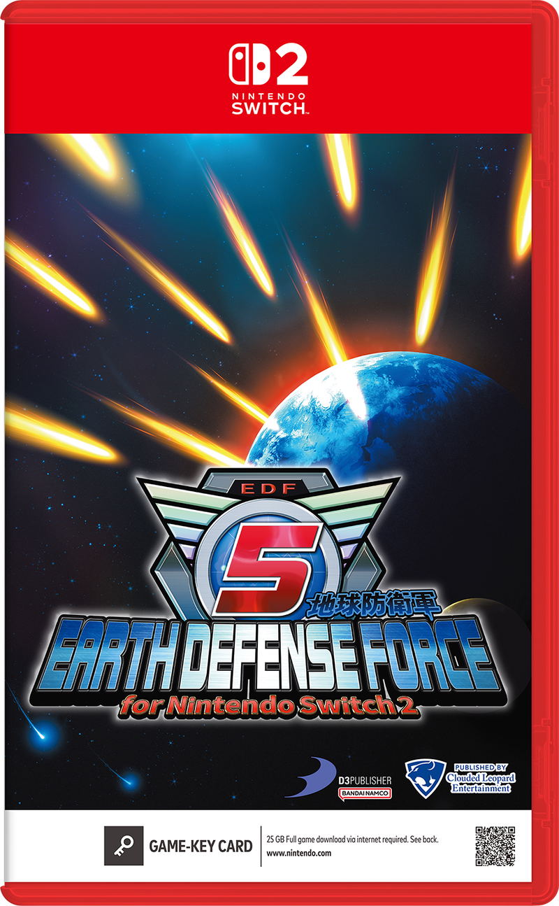 Earth Defense Force 5 for Nintendo Switch 2 (Multi-Language) <span class="ext" style="background-color: #ff8c00; color: #FFFFFF;">Game Key Cart</span> image 1