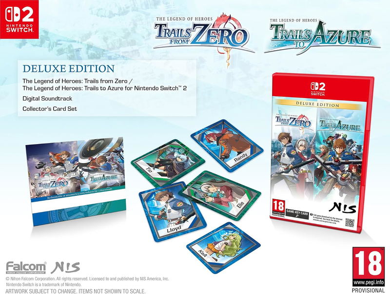 The Legend of Heroes: Trails from Zero / The Legend of Heroes: Trails to Azure [Deluxe Edition] <span class="ext" style="background-color: #ff8c00; color: #FFFFFF;">Game Key Cart</span> image 1