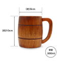 Frieren: Beyond Journey's End - Frieren's Thrown Kiss Barrel-shaped Wooden Mug thumbnail 4