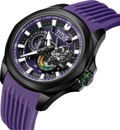 Solvil Et Titus x Evangelion [Eva-01] Limited Edition Multi-function Automatic Silicone Watch W06-03426-001 thumbnail 2