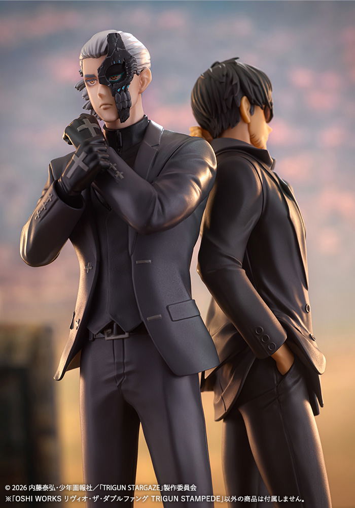 Trigun Stargaze 1/8 Scale Pre-Painted Figure: Oshi Works Livio the Double Fang Trigun Stampede image 11