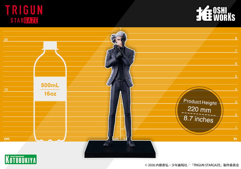 Trigun Stargaze 1/8 Scale Pre-Painted Figure: Oshi Works Livio the Double Fang Trigun Stampede image 13