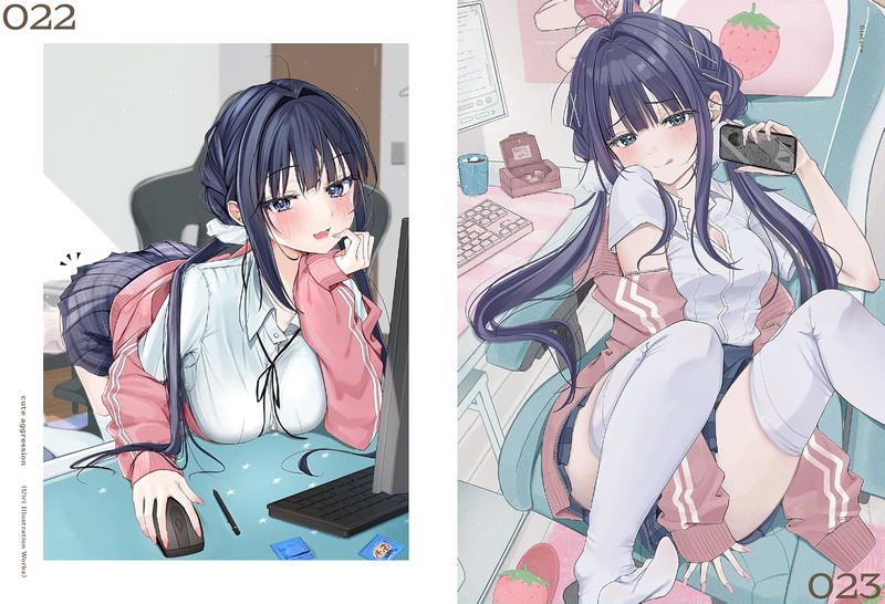 Uiri Art Book: Cute Aggression image 4