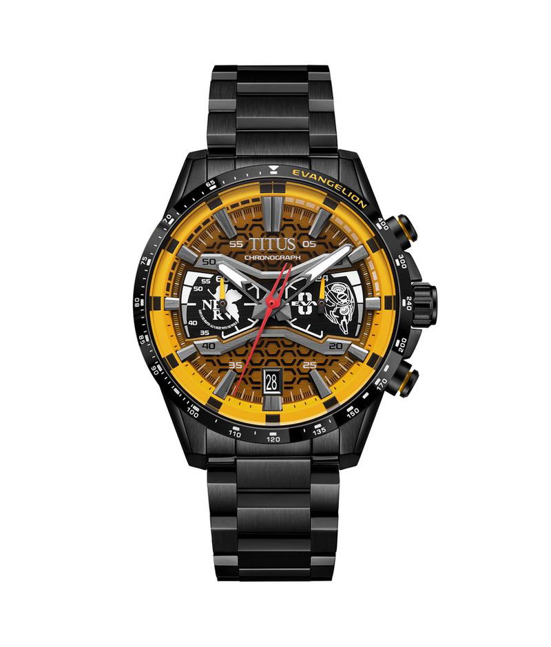 Solvil Et Titus x Evangelion [Eva-00] Limited Edition Chronograph Quartz Stainless Steel Watch W06-03427-003 image 1