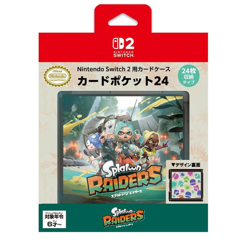 Nintendo Switch 2 Card Pocket 24 [Splatoon Raiders] image 1