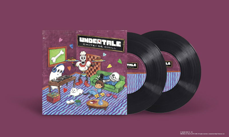 Undertale: Chitei De Chill Vinyl LP (Black Vinyl) image 2