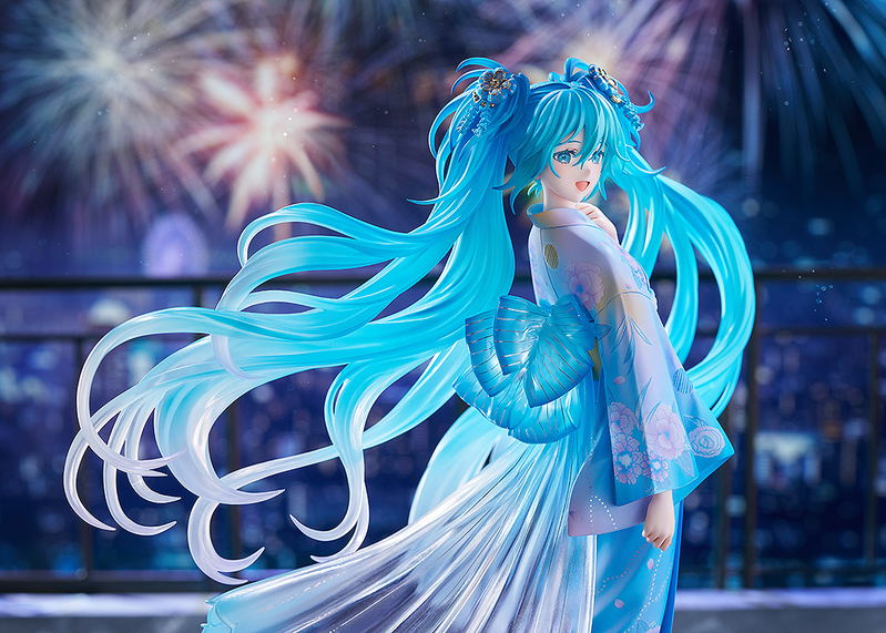 Character Vocal Series 01 Hatsune Miku 1/7 Scale Pre-Painted Figure: Hatsune Miku Music & Fire Works Ver. image 10