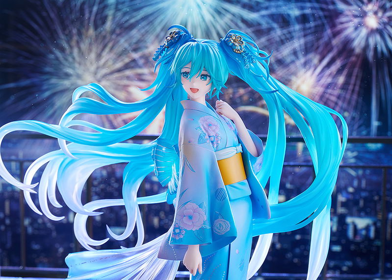 Character Vocal Series 01 Hatsune Miku 1/7 Scale Pre-Painted Figure: Hatsune Miku Music & Fire Works Ver. image 11