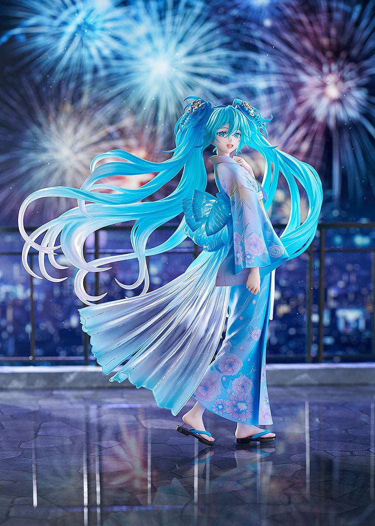 Character Vocal Series 01 Hatsune Miku 1/7 Scale Pre-Painted Figure: Hatsune Miku Music & Fire Works Ver. image 7