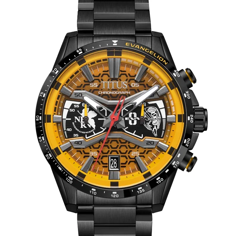 Solvil Et Titus x Evangelion [Eva-00] Limited Edition Chronograph Quartz Stainless Steel Watch W06-03427-003 image 2