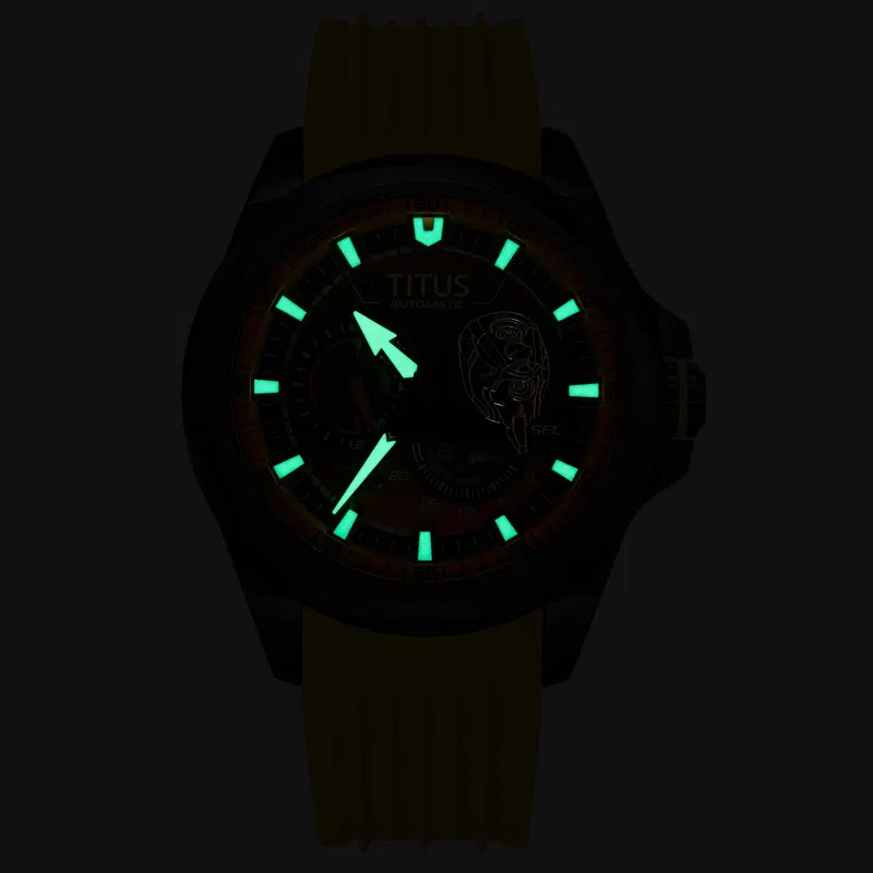 Solvil Et Titus x Evangelion [Eva-00] Limited Edition Multi-function Automatic Silicone Watch W06-03426-003 image 7