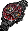 Solvil Et Titus x Evangelion [Eva-02] Limited Edition Chronograph Quartz Stainless Steel Watch W06-03427-002 thumbnail 2