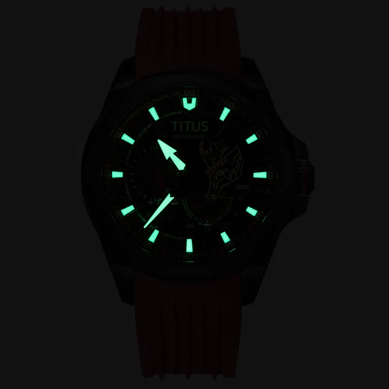 Solvil Et Titus x Evangelion [Eva-02] Limited Edition Multi-function Automatic Silicone Watch W06-03426-002 image 7