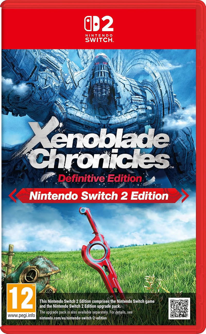 Xenoblade Chronicles: Definitive Edition Nintendo Switch 2 Edition <span class="ext" style="background-color: #00e206; color: #FFFFFF;">Game Cart</span> image 1